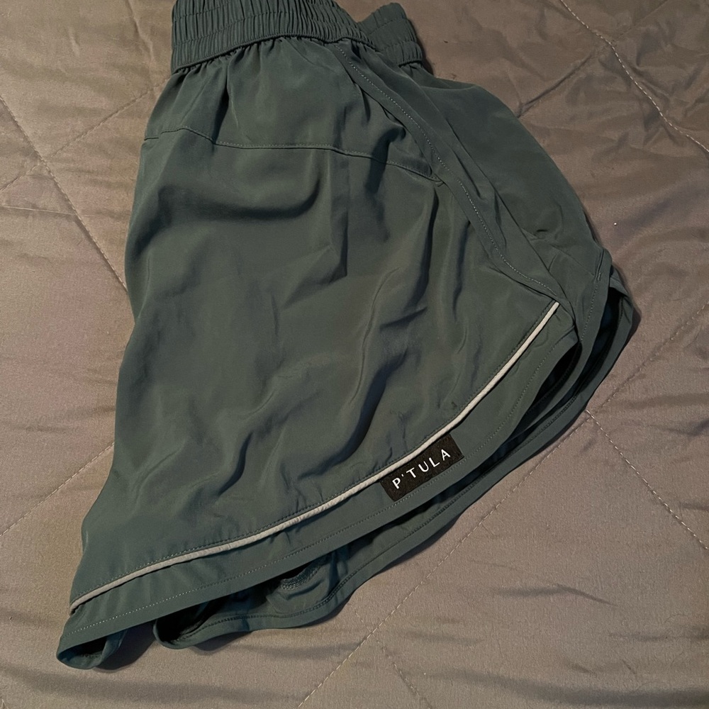 Green shorts